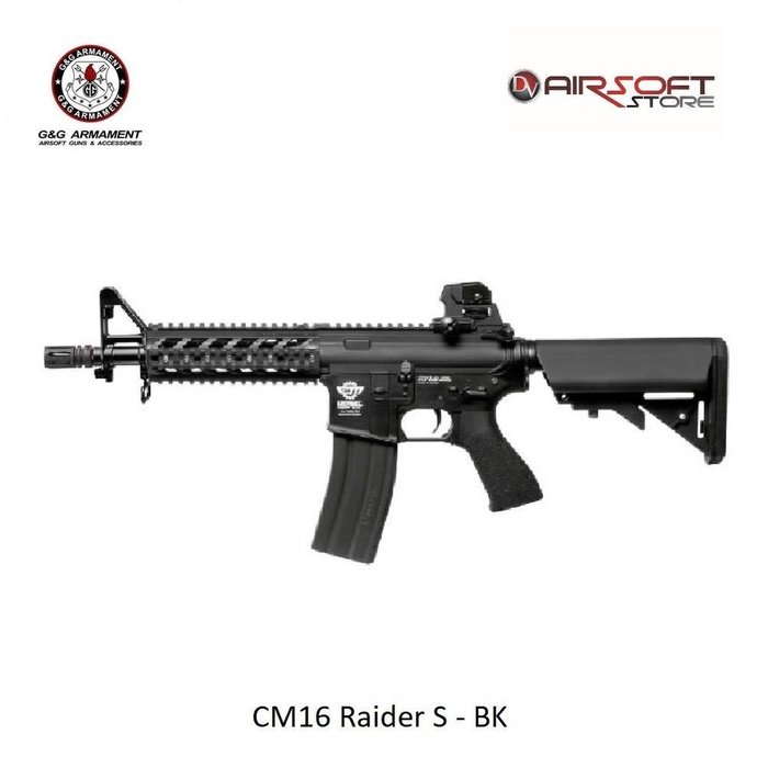 G&G CM16 Raider S - BK