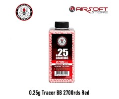 G&G 0.25g Tracer BB 2700rds Red