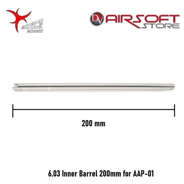 Action Army 6.03 Inner Barrel 200mm for AAP-01