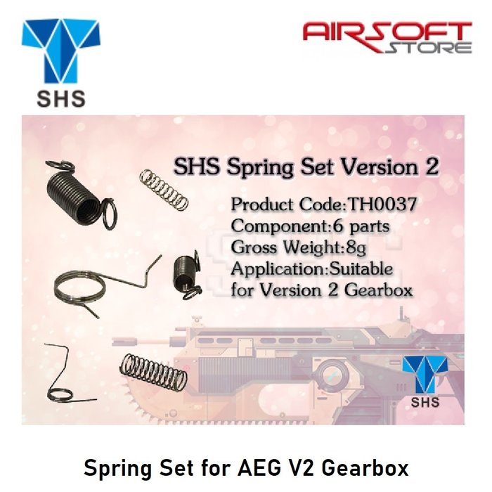 SHS Spring Set for AEG V2 Gearbox