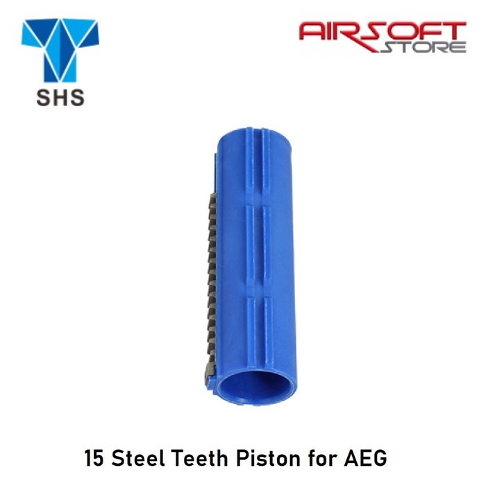 SHS 15 Steel Teeth Piston for AEG