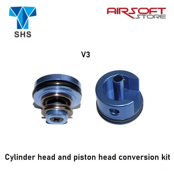 SHS Cylinder head and piston head conversion kit (V3)