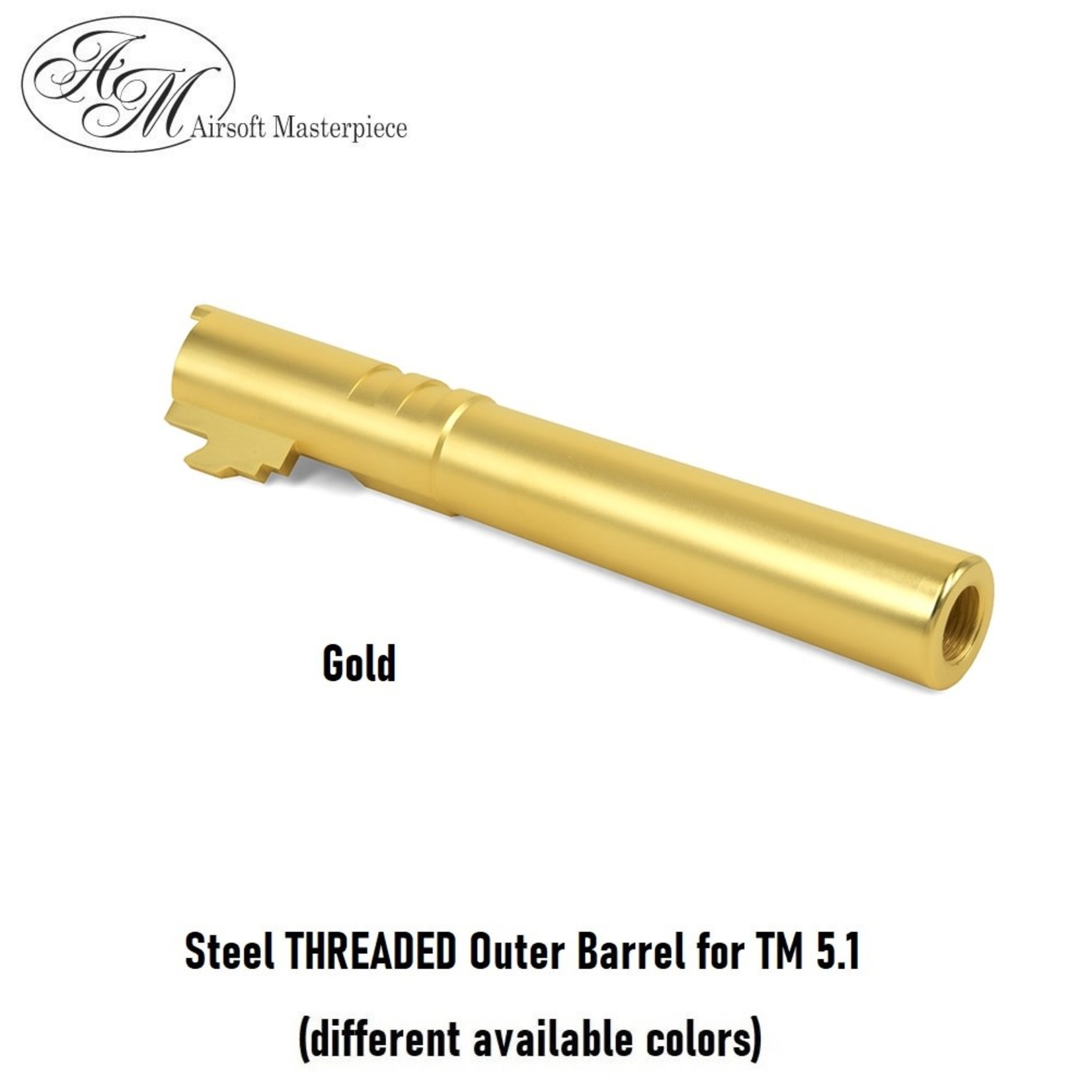 Airsoft Masterpiece Steel THREADED Outer Barrel for TM 5.1 Airsoft Store