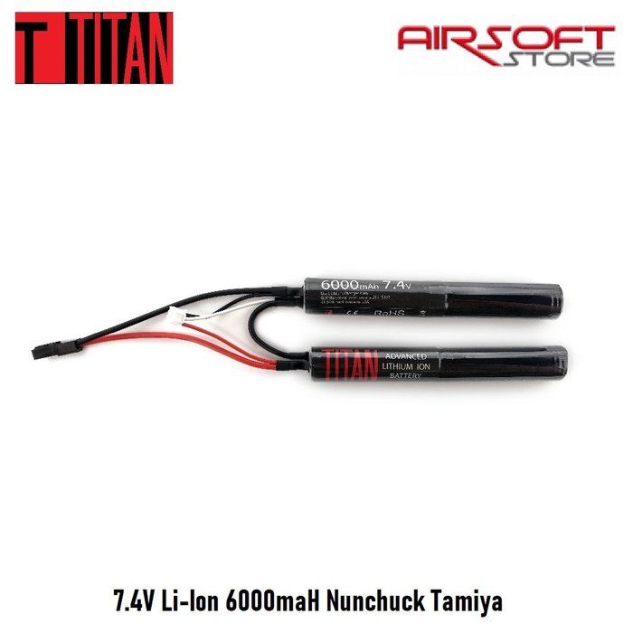 Titan 7.4V Li-Ion 6000maH Nunchuck Tamiya