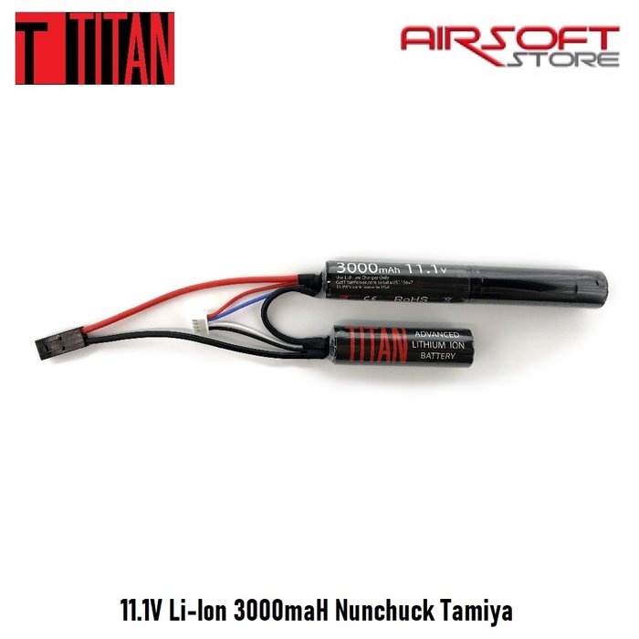 Titan 11.1V Li-Ion 3000maH Nunchuck Tamiya