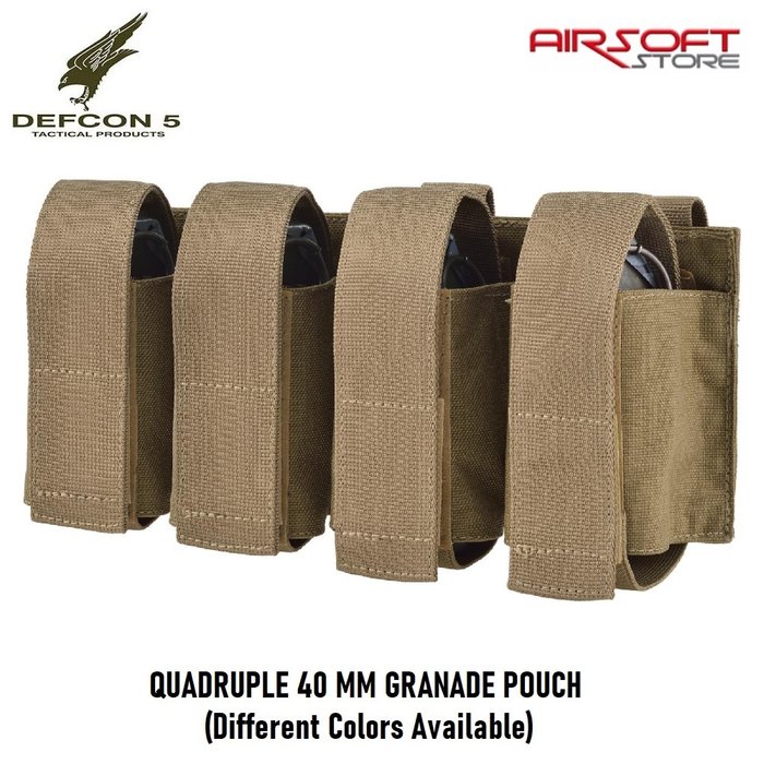 DEFCON 5 QUADRUPLE 40 MM GRANADE POUCH