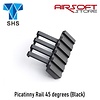 SHS Picatinny Rail 45 degrees (Black)