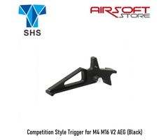 SHS Competition Style Trigger for M4 M16 V2 AEG (Black)
