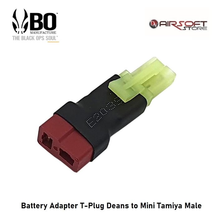 BO Battery Adapter T-Plug Deans to Mini Tamiya Male