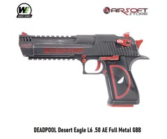 WE (Wei Tech) DEADPOOL Desert Eagle L6 .50 AE Full Metal GBB