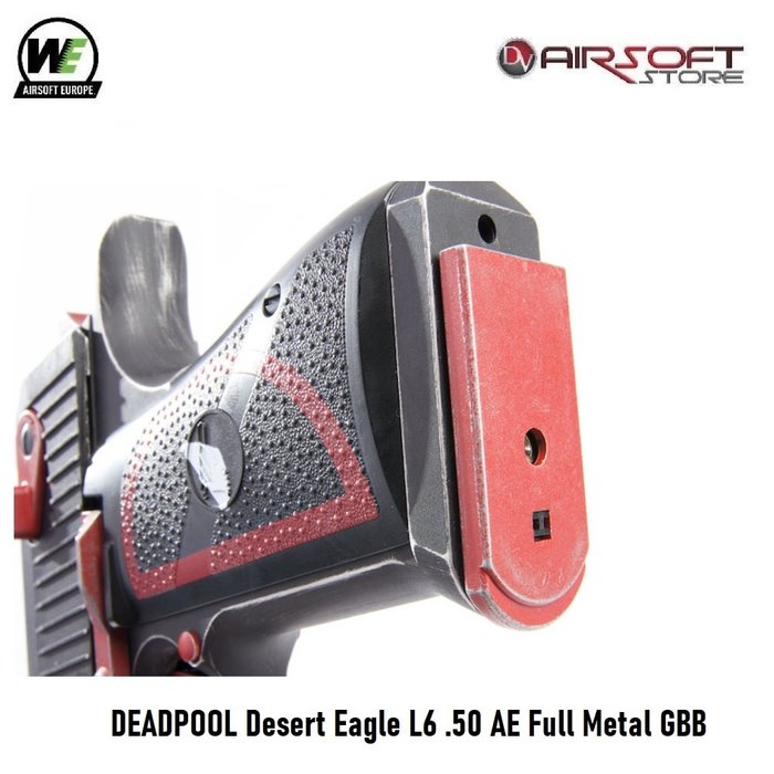 WE (Wei Tech) DEADPOOL Desert Eagle L6 .50 AE Full Metal GBB