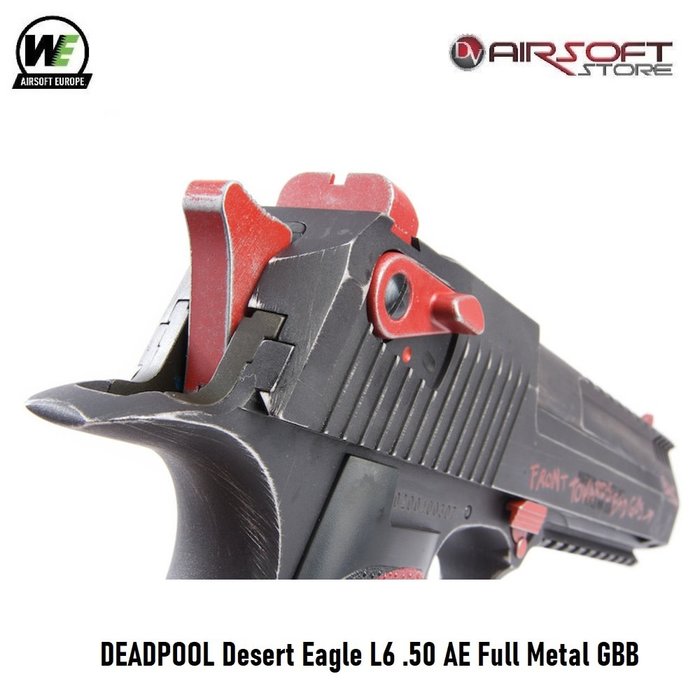 WE (Wei Tech) DEADPOOL Desert Eagle L6 .50 AE Full Metal GBB