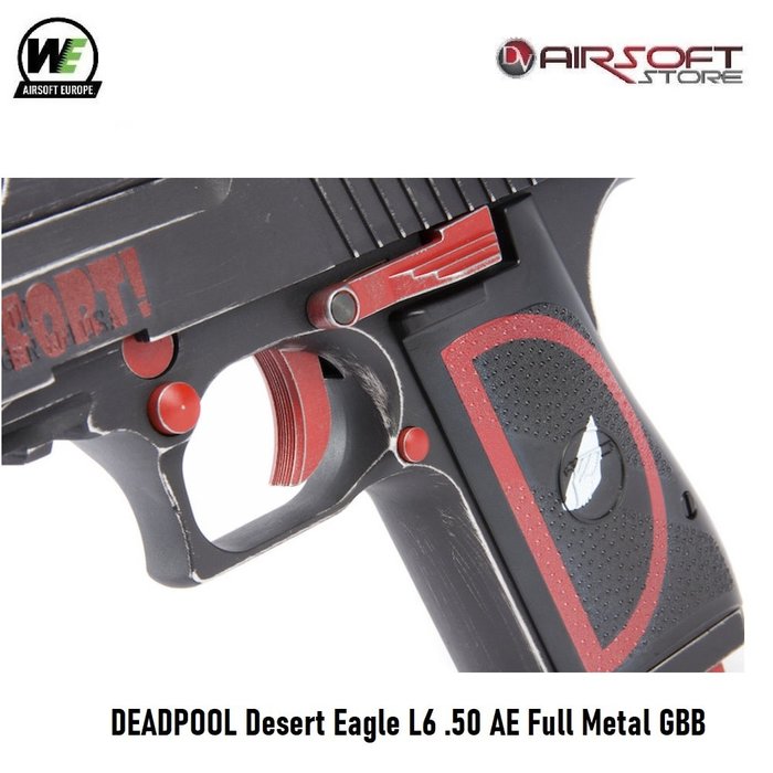 WE (Wei Tech) DEADPOOL Desert Eagle L6 .50 AE Full Metal GBB