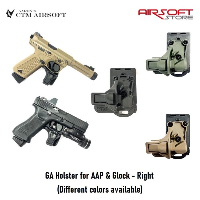 CTM Airsoft GA Holster GEN2 for AAP & Glock - Right