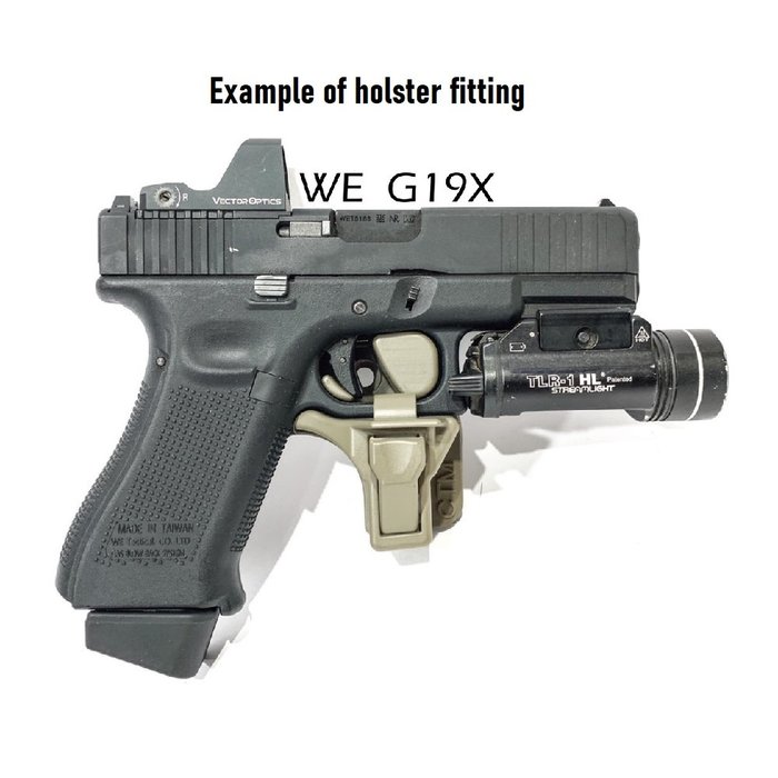 CTM Airsoft GA Holster GEN2 for AAP & Glock - Right