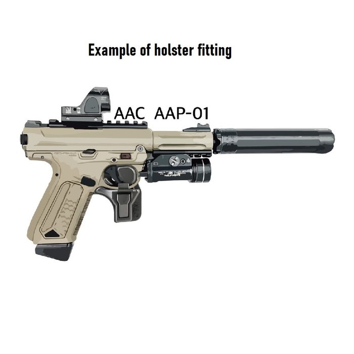 CTM Airsoft GA Holster GEN2 for AAP & Glock - Right
