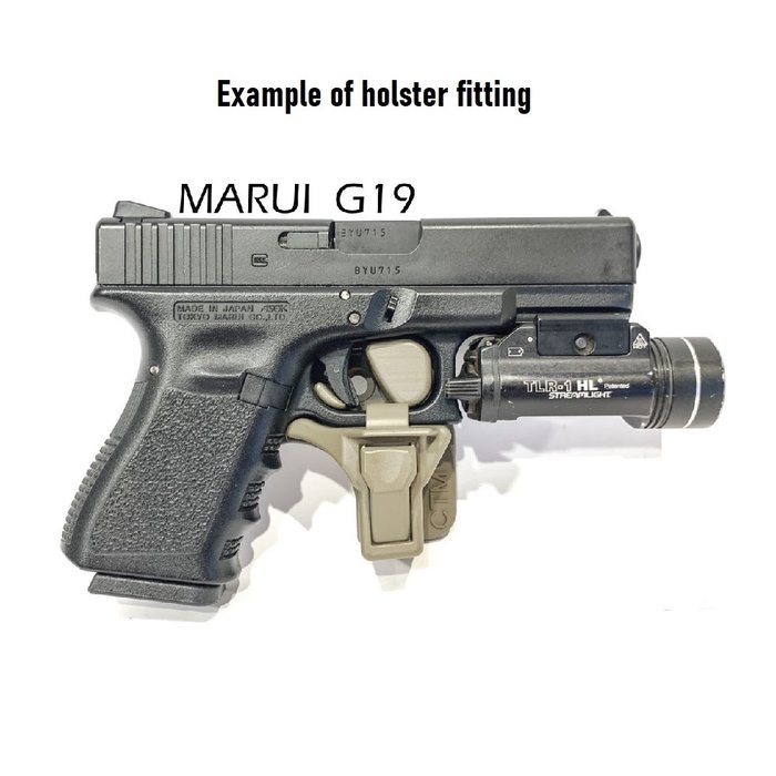 CTM Airsoft GA Holster GEN2 for AAP & Glock - Right