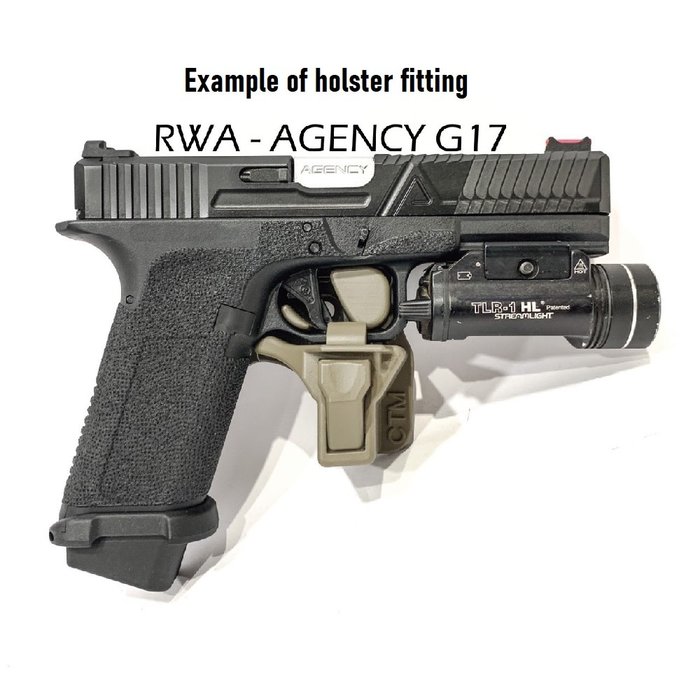 CTM Airsoft GA Holster GEN2 for AAP & Glock - Right