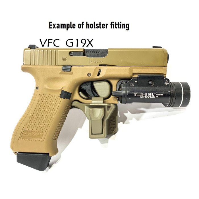 CTM Airsoft GA Holster GEN2 for AAP & Glock - Right