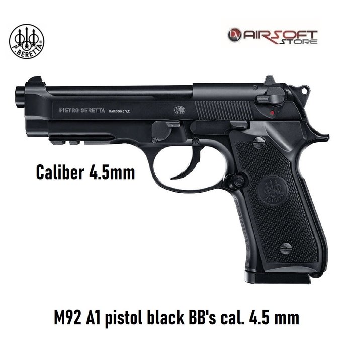 Beretta M92 A1 pistol black BB's cal. 4.5 mm