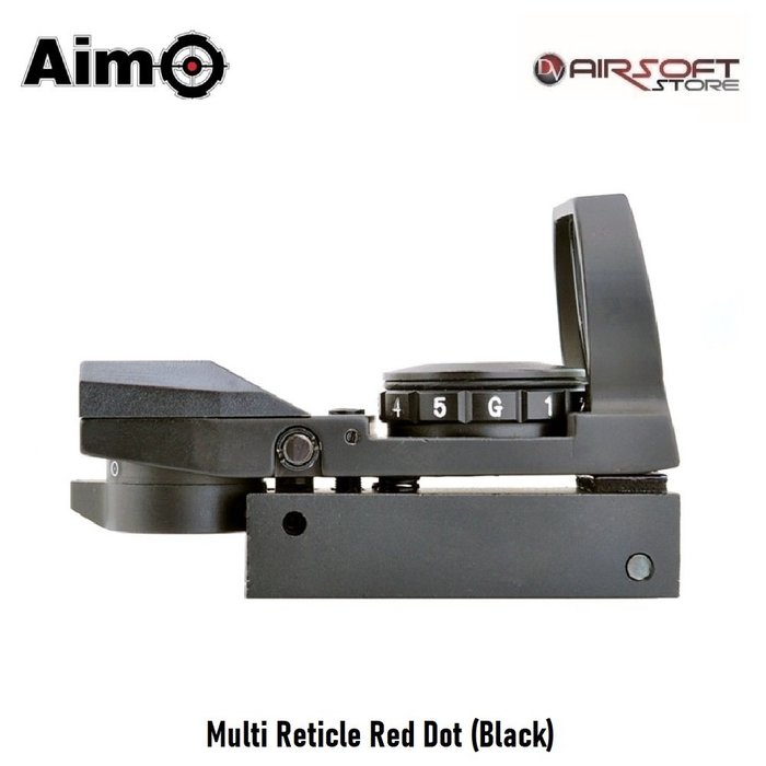 Aim-O Multi Reticle Red Dot (Black)