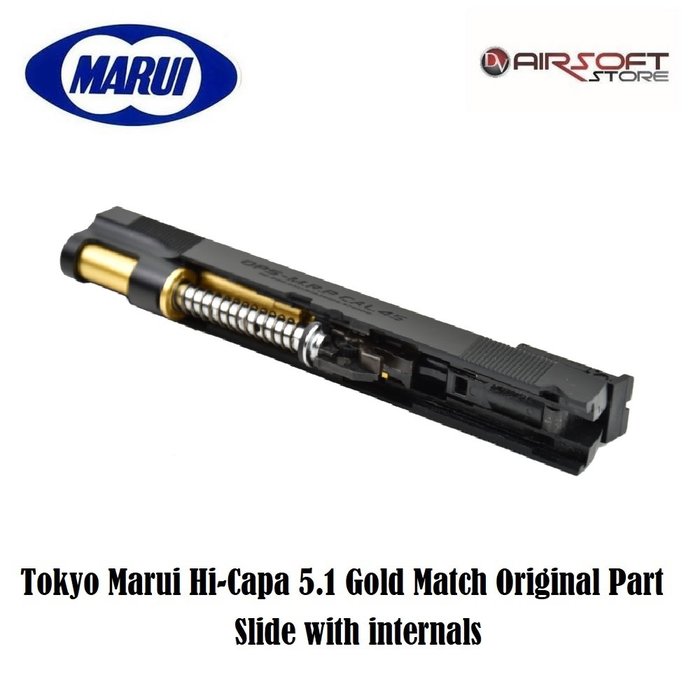 Tokyo Marui Hi-Capa 5.1 Gold Match Original Part Slide with internals