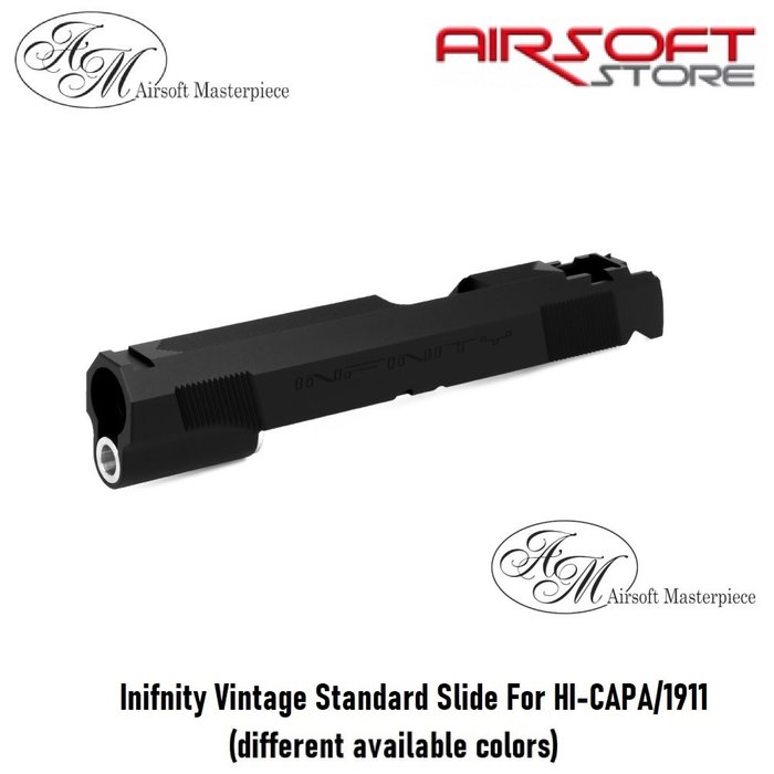 Airsoft Masterpiece Inifnity Vintage Standard Slide For HI-CAPA/1911