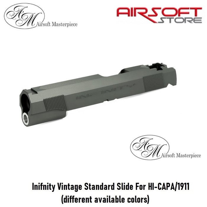 Airsoft Masterpiece Inifnity Vintage Standard Slide For HI-CAPA/1911