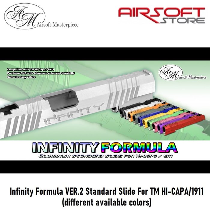 Airsoft Masterpiece Infinity Formula VER.2 Slide TM HI-CAPA/1911
