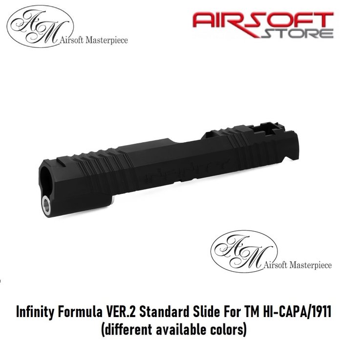 Airsoft Masterpiece Infinity Formula VER.2 Standard Slide For TM HI-CAPA/1911