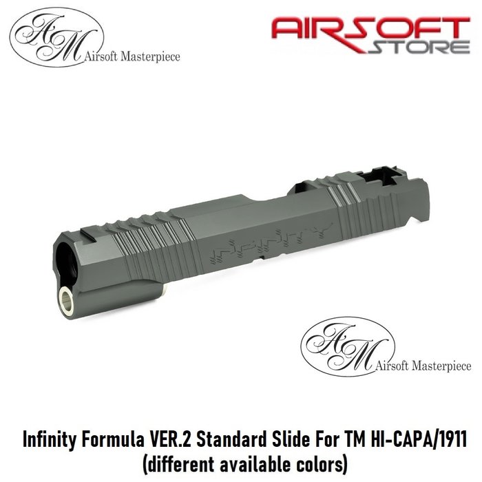 Airsoft Masterpiece Infinity Formula VER.2 Standard Slide For TM HI-CAPA/1911