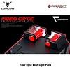 CowCow Technology Fiber Optic Rear Sight Plate