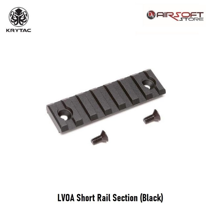 Krytac LVOA Short Rail Section (Black)