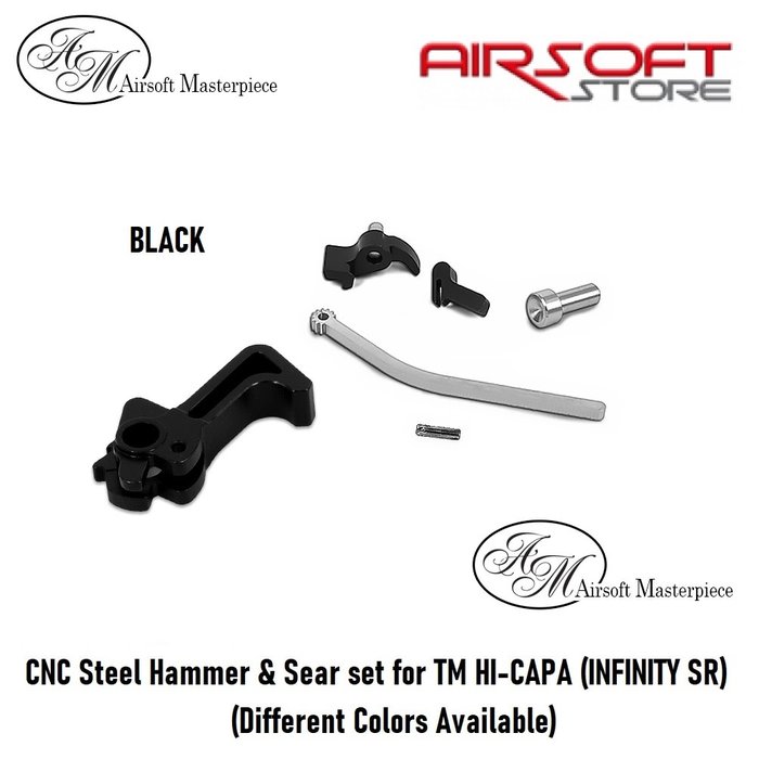 Airsoft Masterpiece CNC Steel Hammer & Sear set for TM HI-CAPA (INF SR)