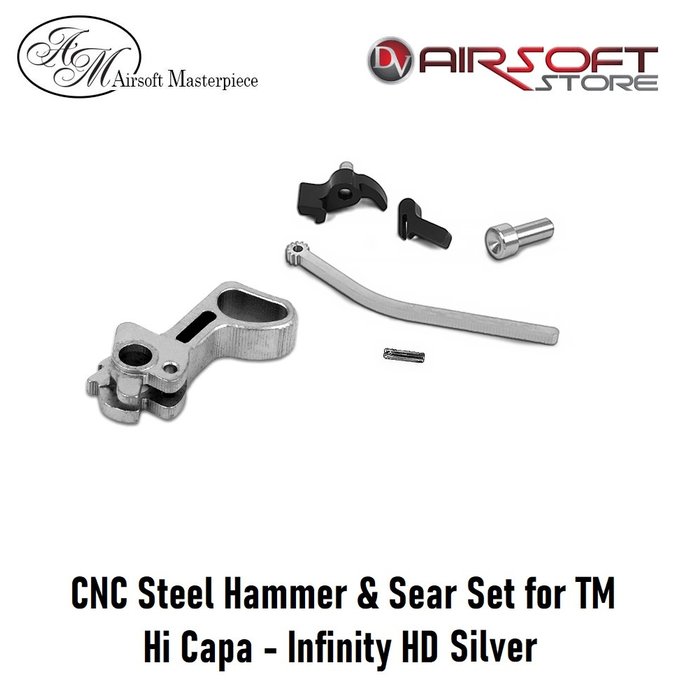 Airsoft Masterpiece CNC Steel Hammer & Sear Set for TM Hi Capa - Infinity HD