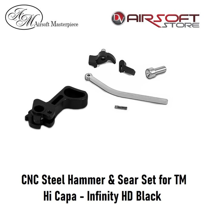Airsoft Masterpiece CNC Steel Hammer & Sear Set for TM Hi Capa - Infinity HD