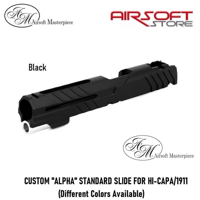 Airsoft Masterpiece CUSTOM "ALPHA" STANDARD SLIDE FOR HI-CAPA/1911