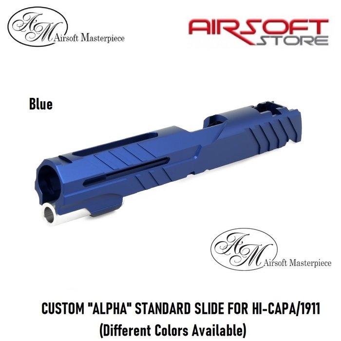 Airsoft Masterpiece CUSTOM "ALPHA" STANDARD SLIDE FOR HI-CAPA/1911