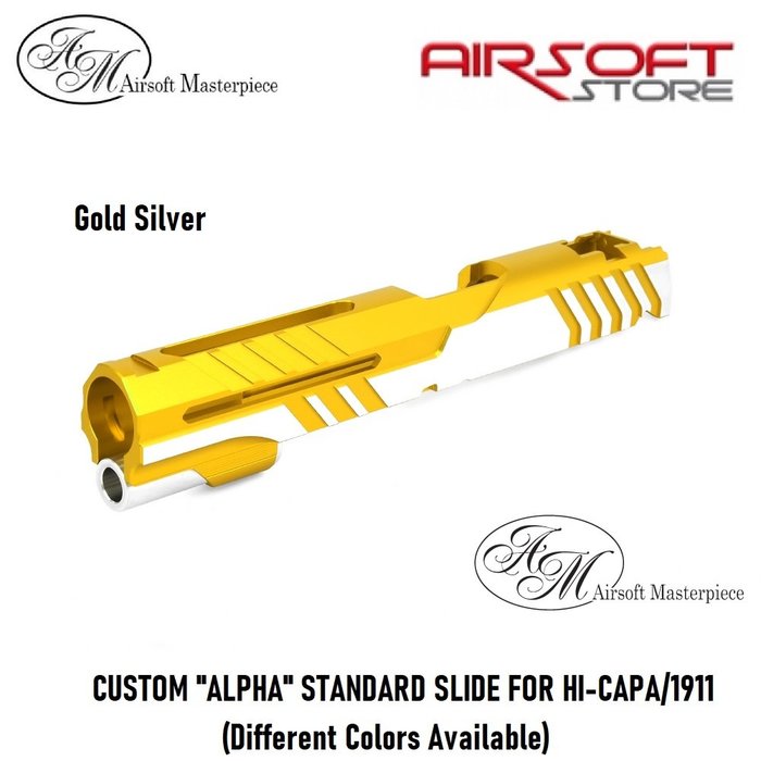 Airsoft Masterpiece CUSTOM "ALPHA" STANDARD SLIDE FOR HI-CAPA/1911