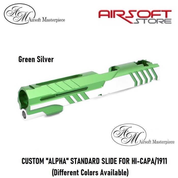 Airsoft Masterpiece CUSTOM "ALPHA" STANDARD SLIDE FOR HI-CAPA/1911
