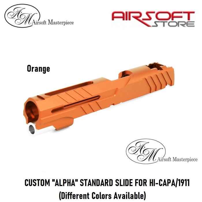 Airsoft Masterpiece CUSTOM "ALPHA" STANDARD SLIDE FOR HI-CAPA/1911