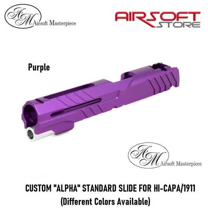 Airsoft Masterpiece CUSTOM "ALPHA" STANDARD SLIDE FOR HI-CAPA/1911