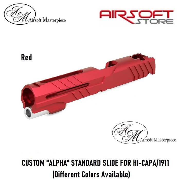 Airsoft Masterpiece CUSTOM "ALPHA" STANDARD SLIDE FOR HI-CAPA/1911