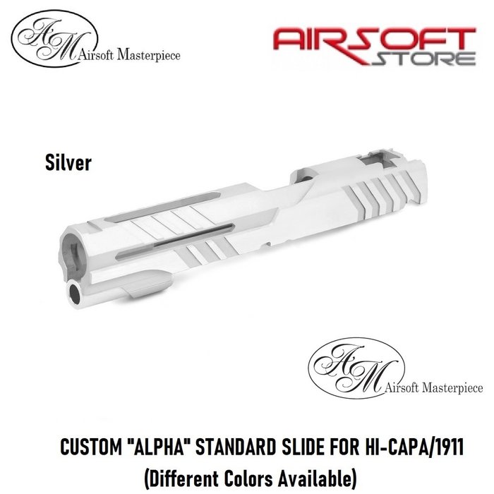 Airsoft Masterpiece CUSTOM "ALPHA" STANDARD SLIDE FOR HI-CAPA/1911