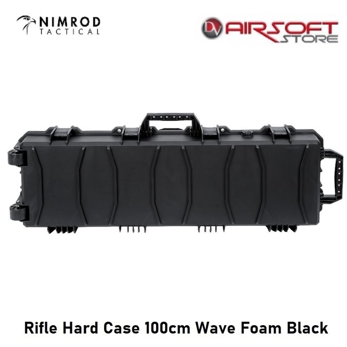 Nimrod Rifle Hard Case 100cm Wave Foam Black