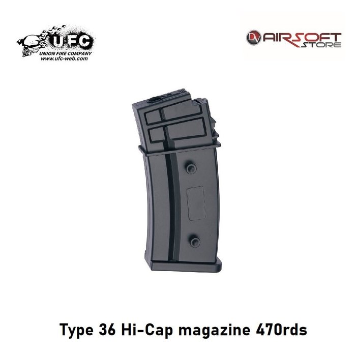 Union Fire Type 36 Hi-Cap magazine 470rds