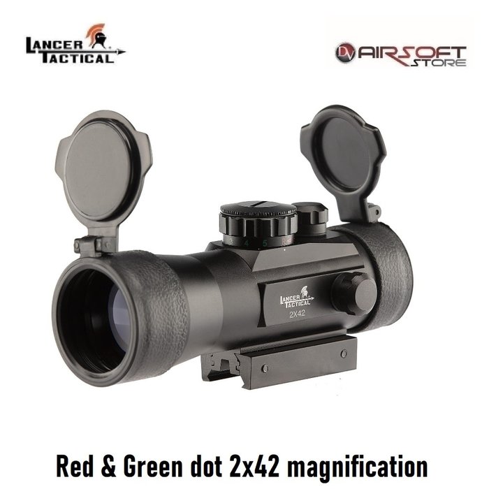 Lancer Tactical Red & Green dot 2x42 magnification