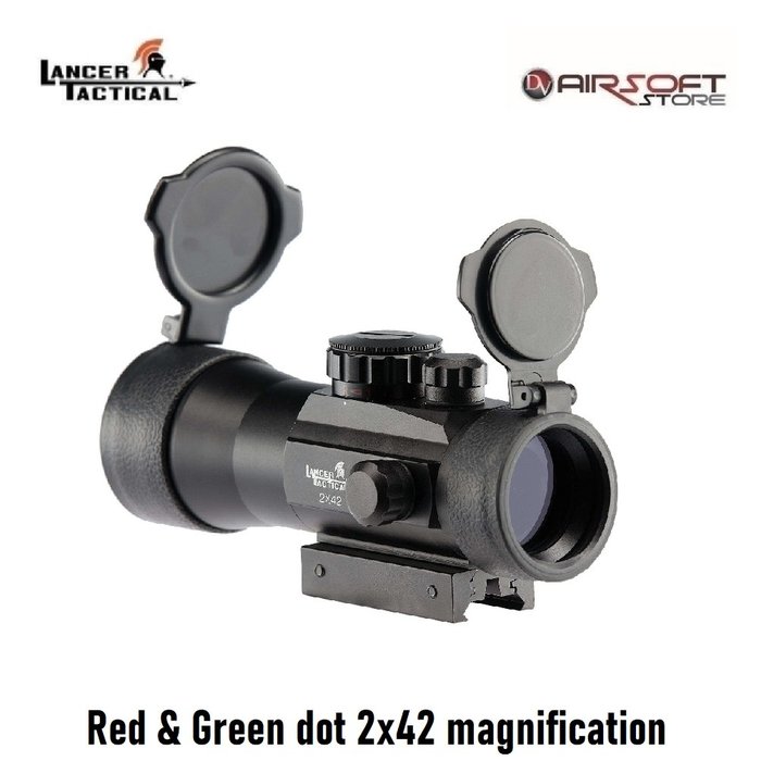 Lancer Tactical Red & Green dot 2x42 magnification
