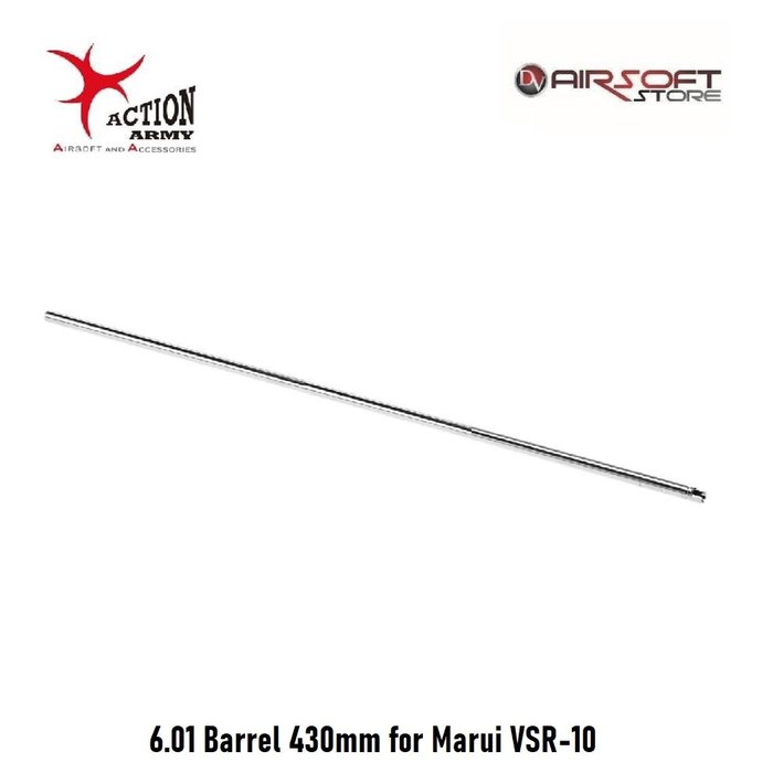 Action Army 6.01 Barrel 430mm for Marui VSR-10