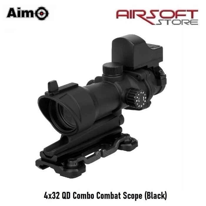 Aim-O 4x32 QD Combo Combat Scope (Black)